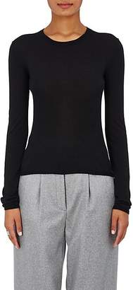Barneys New York Women's Cashmere-Silk Crewneck Sweater - Black