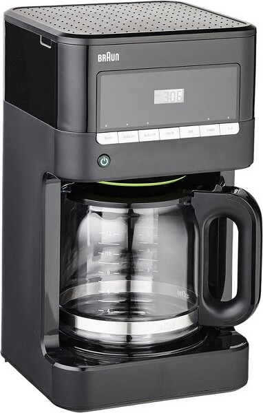 Braun Brew Sense 12 cup Drip Coffee Maker, Black, KF7000BK