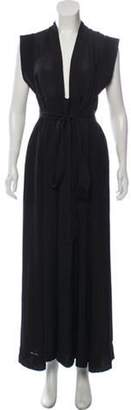 Isabel Marant Silk Maxi Dress Black Silk Maxi Dress