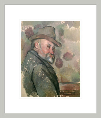 Red Barrel Studio Self Portrait by Paul Cézanne -Framed Giclee Print