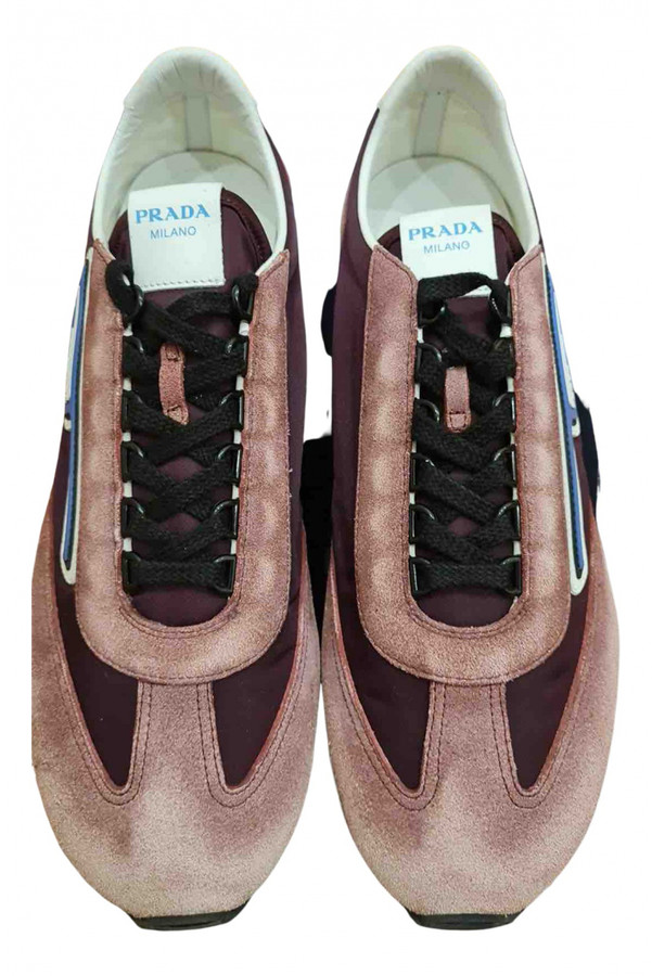 prada suede trainers