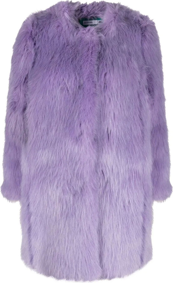 ALABAMA MUSE Kate collarless fauxfur coat ShopStyle