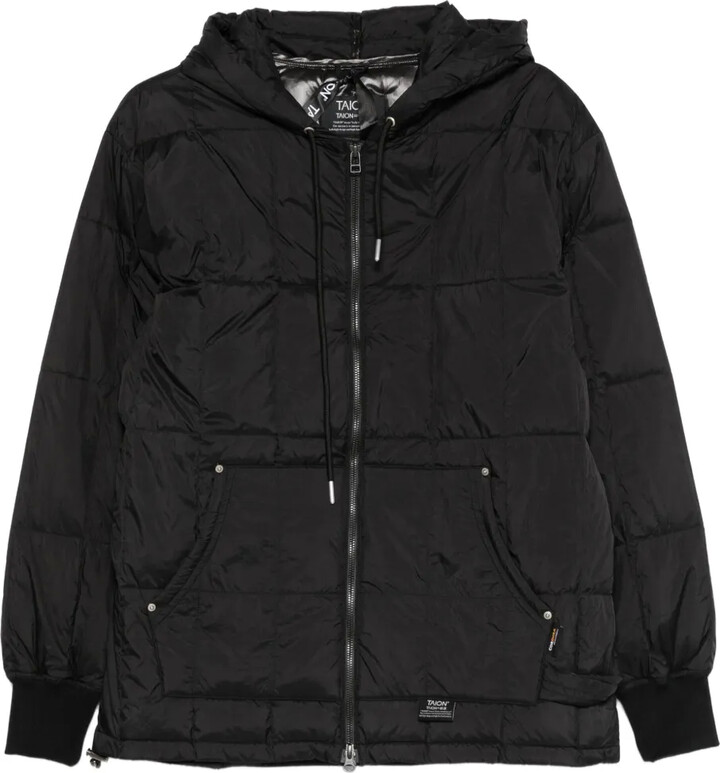 TAION Hooded Quilted Jacket