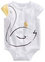 Thumbnail for your product : First Impressions Swan Cotton Snap-Up Bodysuit, Baby Girls (0-24 months), Created for Macy's