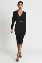 Thumbnail for your product : Reiss Cashmere Blend Ruched Sleeve Dress