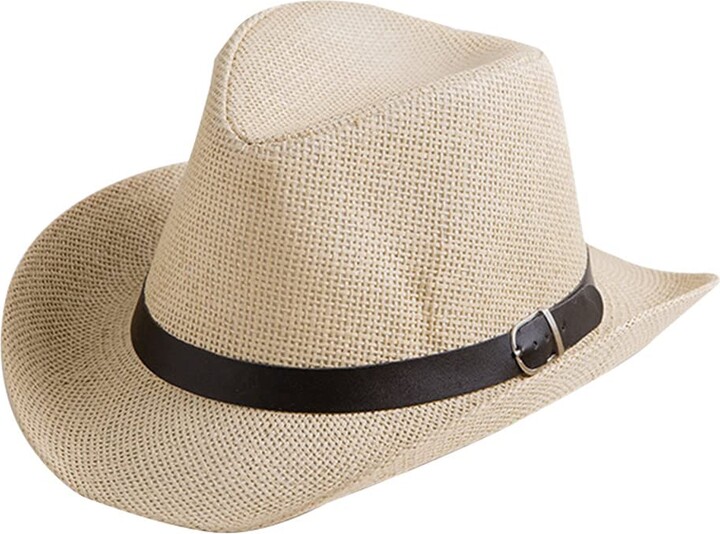 SHENGLI Classic Straw Panama Hat Crushable Foldable Summer Fedora