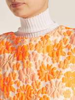 Thumbnail for your product : Jil Sander Fauno Floral Jacquard Top - Womens - Orange Print