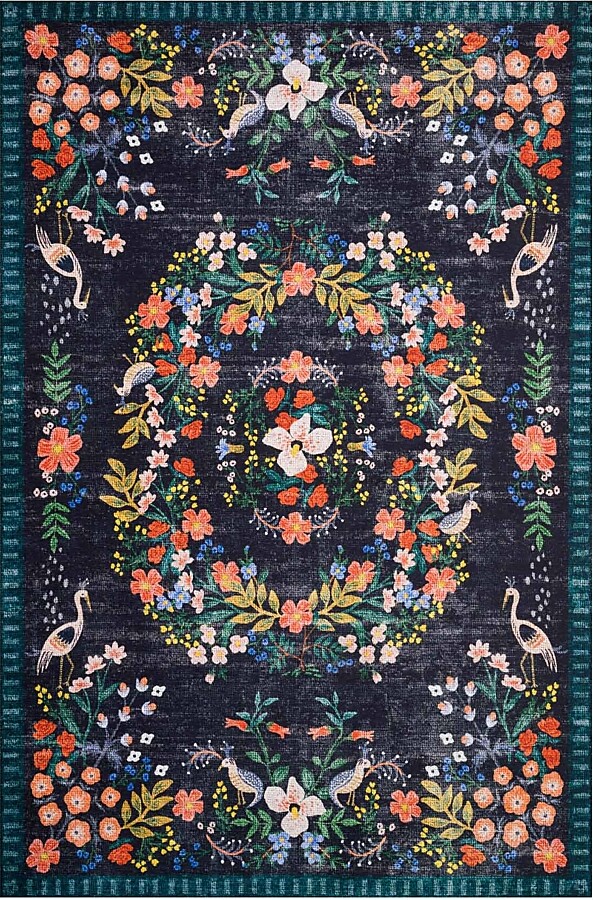 Rifle Paper Co. Palais Pal-03 Area Rug, 5' x 7'6