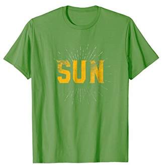 Sun T Shirt Summer Vacation Tee Sunshine Sunlight Gift