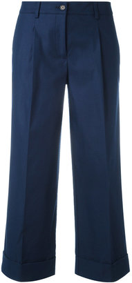 P.A.R.O.S.H. cropped wide leg trousers