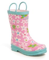 Thumbnail for your product : Hatley Toddler Girl's 'Fresh Flowers' Print Waterproof Rain Boot