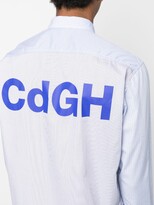 Thumbnail for your product : Comme des Garçons Homme Stripe-Print Long-Sleeved Shirt