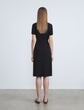 Lafayette 148 New York Petite Finesse Crepe Belted A Line Dress