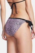 Thumbnail for your product : Betsey Johnson 'Purfection' Side Tie String Bikini Bottoms