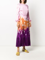 Thumbnail for your product : Stella Jean Gradient Print Maxi Dress