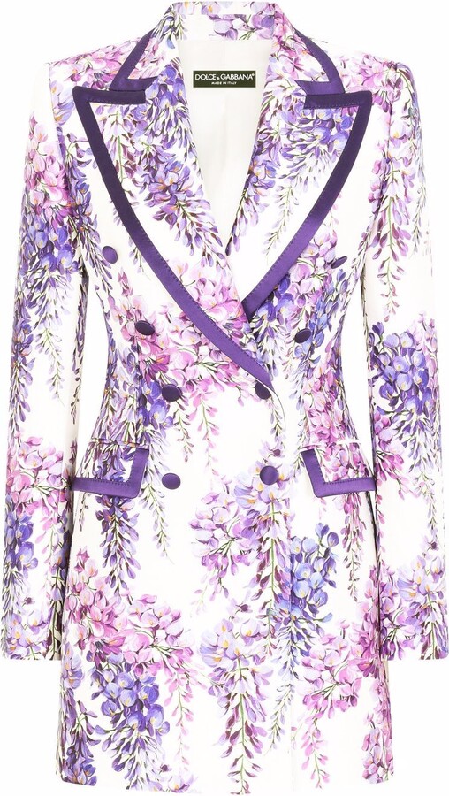 Dolce & Gabbana Floral Print Women's Jackets | ShopStyle
