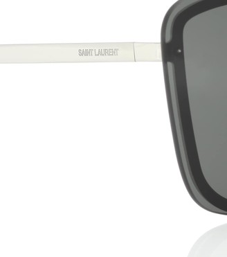 Saint Laurent SL 364 Mask flat-brow sunglasses
