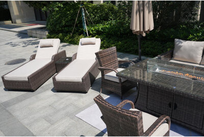 Direct Wicker Shyann Wicker/Rattan 10 - Person Seating Group With Cushions