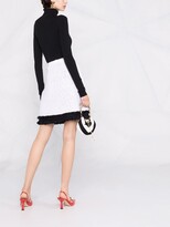 Thumbnail for your product : Charlott Knitted Ruffle-Trim Wrap Skirt