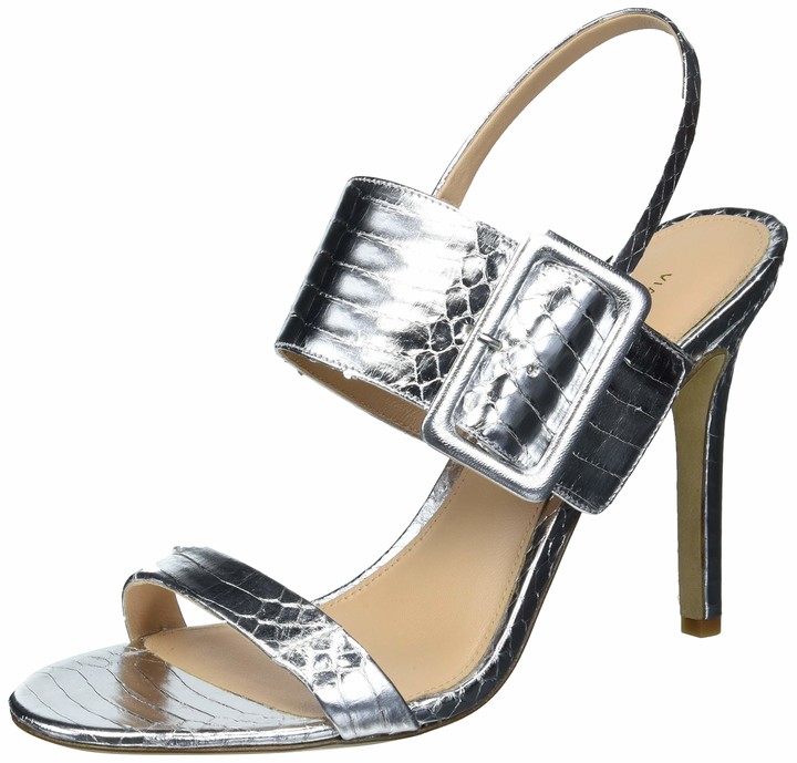 via spiga silver sandals