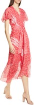 Thumbnail for your product : Tanya Taylor New Blaire Floral Silk & Cotton Dress