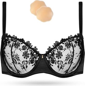 Lace Embroidered Padded Bra