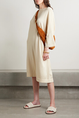 LAUREN MANOOGIAN Pima Cotton And Alpaca-blend Midi Dress