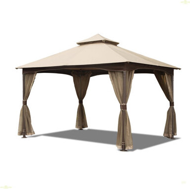 Latitude Run Outdoor Gazebo With Mosquito Netting