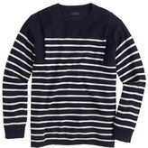 Thumbnail for your product : J.Crew Collection cashmere seamed sweater in stripe