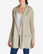 Thumbnail for your product : Eddie Bauer Women's Beachside Hoodie Cardigan Sweater