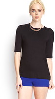 Thumbnail for your product : Forever 21 Minimal Muse Knit Tee