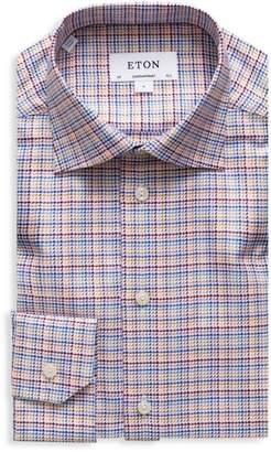 Eton Contemporary-Fit Textured Twill Dress Shirt