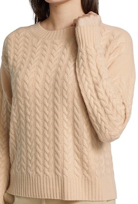 Max Mara Breda Wool & Cashmere Cable-Knit Sweater