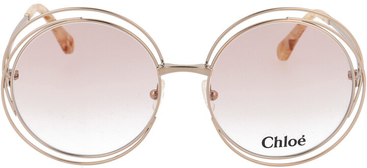 chloe round glasses