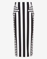 Thumbnail for your product : Cushnie Striped Neoprene Skirt