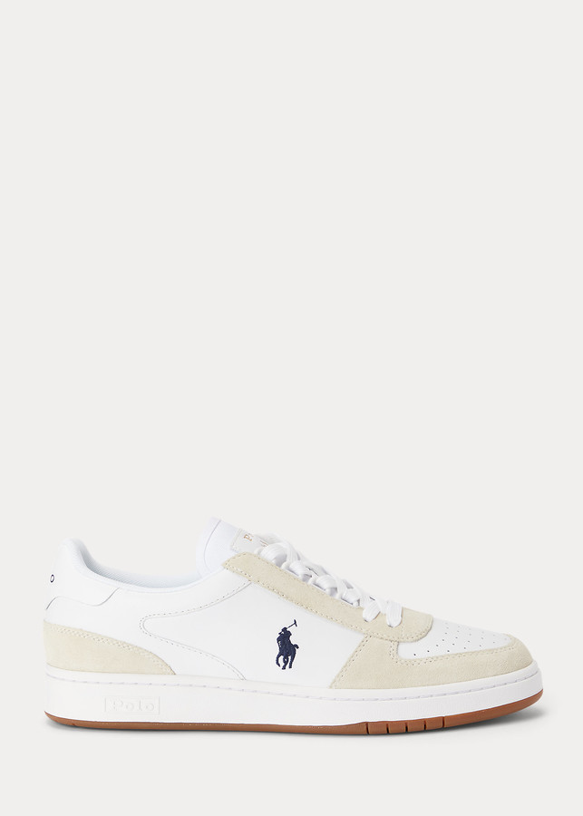 polo court leather sneaker