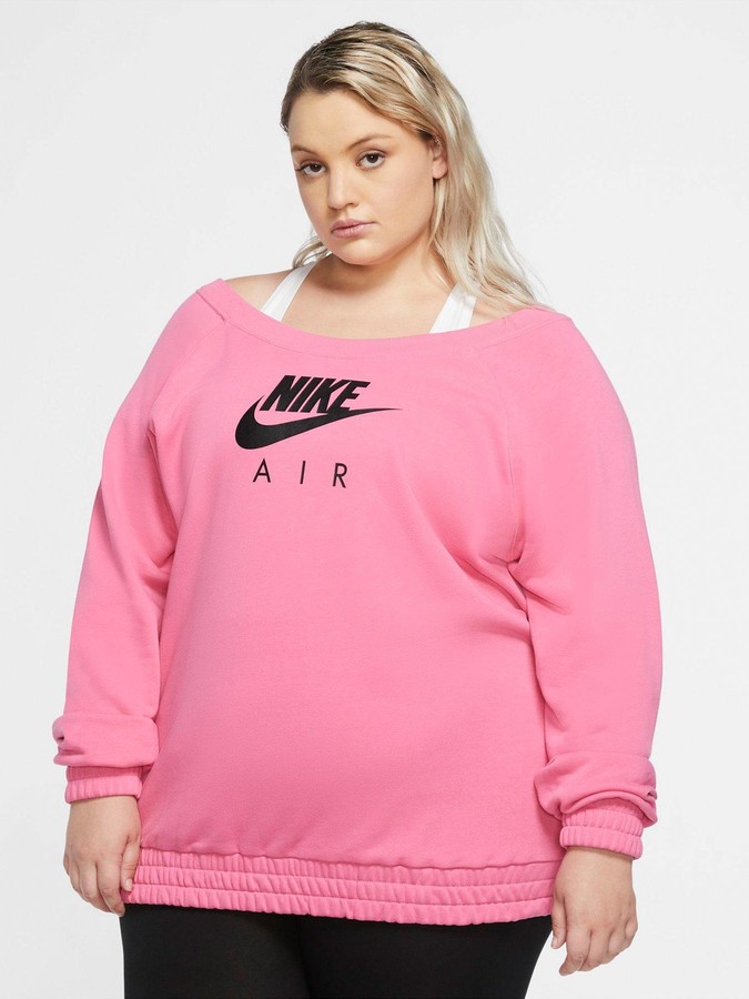 fuchsia nike sweatshirt