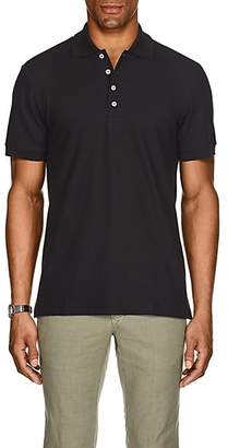Barneys New York Men's Pima Cotton Polo Shirt - Black