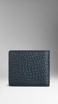 Thumbnail for your product : Burberry Signature Grain Leather Folding Wallet