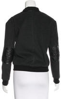 Thumbnail for your product : Anine Bing Wool-Blend Bomber Jacket