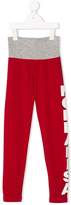 Thumbnail for your product : MonnaLisa logo jogging trousers