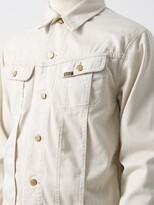 Thumbnail for your product : Ralph Lauren RRL Embroidered-denim Trucker Jacket - Ivory