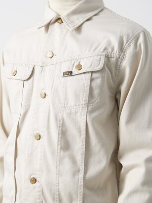 Ralph Lauren RRL Embroidered-denim Trucker Jacket - Ivory