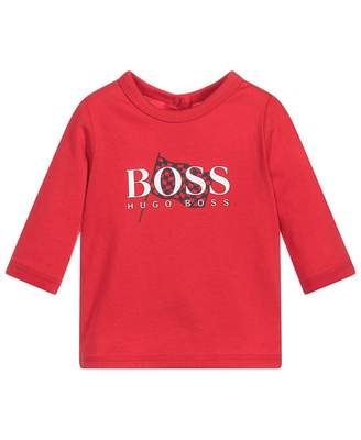 BOSS Kids Flag Logo T-shirt