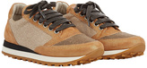 Thumbnail for your product : Brunello Cucinelli Suede Detailed Sneakers