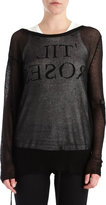 Thumbnail for your product : Ann Demeulemeester Loose-knit Boat-neck Pullover