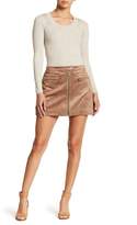 Thumbnail for your product : BCBGMAXAZRIA Faux Suede A-Line Mini Skirt