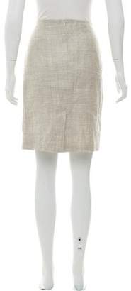 Thakoon Knee-Length Linen Skirt