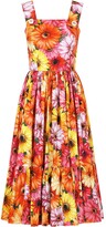 Thumbnail for your product : Dolce & Gabbana Floral-Print Flared Dress