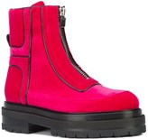Thumbnail for your product : Pierre Hardy Stitch Detailed Platform Sole Ankle Boots